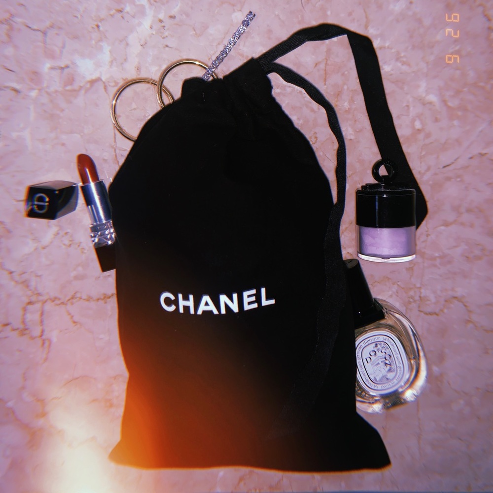 Authentic CHANEL Drawstring Pouch - Picture 3 of 3